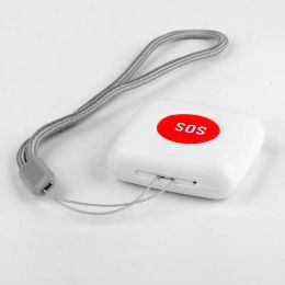 Button Smart SOS Call Button Wireless Pager Nurse Calling Alert System Emergency Button For Home/Elderly/Patient Vibration Pager