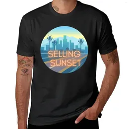 Men's Polos Selling Sunset T-Shirt Quick-drying Kawaii Clothes Vintage Mens Graphic T-shirts Big And Tall