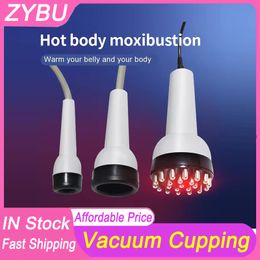 Home Use Electric Guasha Scraping Massage Cupping Body Massager Vacuum Cans Suction Cup Heating Fat Burner Anti-cellulite Health Dredging Meridian Brush