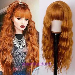 The Beginners Guide to Buying the Best Wigs Online in 2024 Wig Womens Long Hair Natural Set Curly and Fluffy Imitation Human Full Head Cover Style