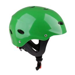 Boats Water Sports Wakeboard Kayak Canoe Safety Helmet with Ear Protector Green S