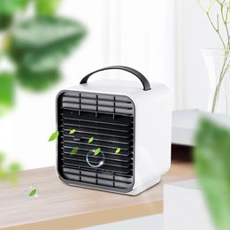 Mini Air Cooling Fan Portable Desktop USB Powered Rechargeable Negative Ion Electric Mobile 240422