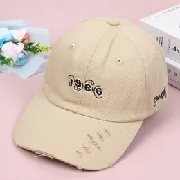 Summer outdoor sports baseball cap embroidered English cap, street casual fashion, hat cotton material, good quality