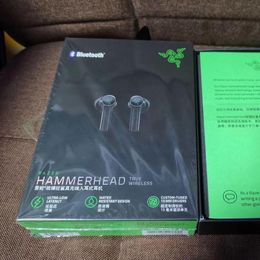 2022 Razer Hammerhead True Wireless Headphones TWS Bluetooth 50 IPX4 InEar Earbuds Builtin Microphone OnOff Switch Earphone He9056300