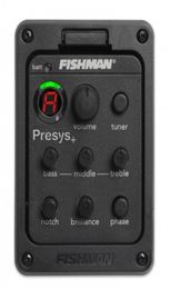 Fishman Pickups Presys 201 Preamp EQ Tuner Piezo Pickup Equaliser System Acoustic Guitar Pickup4412302