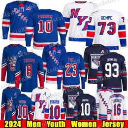 #23 Adam Fox Stadium Series New York Hockey Jersey #10 Artemi Panarin Igor Shesterkin Jacob Truba Alexis Lafreniere Kreider Mika ZibaneJad Rangers Matt Rempe Jerseys