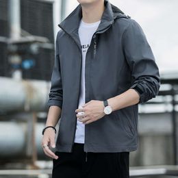 Men s Assault Suit Hooded Jacket Spring Casual Windproof Middle aged and Young Men s Autumn Clothing Thin Jacket Trend