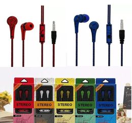 Crackle Earphones With Microphone Strong Bass 35mm Inear Sports Headset Music For iphone 6Plus 6 Samsung Phone MP3 Tablet PC Wit6607028