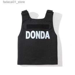 Men's T-Shirts Frog drift Streetwear DONDA Tactical Vests Hiphop Vest Outerwear Tops Tees Tank Gilet Singlet for menQ240425