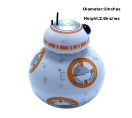 Smoking Accessories Death star tobacco grinders 2inches 3 Layers herb Grinder Spice Miller Robot Shape9931917