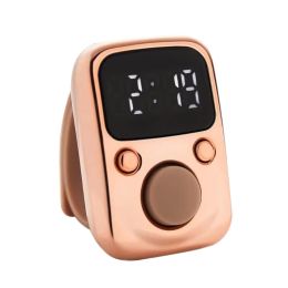 Usb Charging Digital Counters with time LED Electronic Finger Ring Hand Tally Counter Prayer Rechargeable Finger Counters Clicker Tool