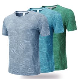 S-2XLMen Loose Fit Quick Dry Sport T-Shirt Running Football Basketball Gym Short Sleeve Tee Shirt Breathable Fitness Tops240416