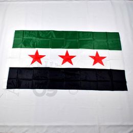 Syria 90150cm The Syrian Arab Republic Syrian three star flag Banner 3x5 Foot Hanging Home Decoration flag C10026910568