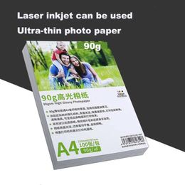 100 sheets of po paper A4 ultra-thin 90g printing glossy po paper B ultra laser inkjet printing Colour paper 240423