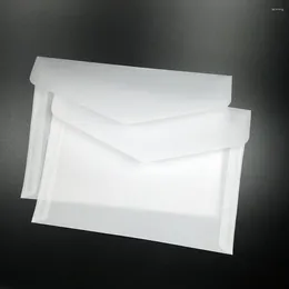 Gift Wrap 50 Pcs Envelope For Letters Greeting Cards Translucent Security-tinted White Envolope