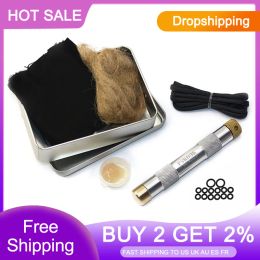 Tools Brass Fire Piston Kit Outdoor Emergency Tools Flame Maker Fire Starter Tube Air compression torch Camping Picnic Outdoor Tools