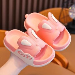 Slippers Summer Children's Girls' Non-Slip Soft Bottom Parent-Child Cute Boy Big Middle Children Baby Bath Sandals