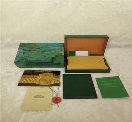 Factory Supplier Boxes Luxury Green With Original Box Wooden Watch Papers Card Wallet BoxesCases Wristwatch Boxes5415138