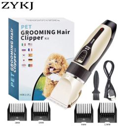 Clippers Electrical Dog Hair Trimmer USB Charging Pet Hair Clipper Lownoise Cat Hair Remover pet Grooming Hair shaver Cutter Machine