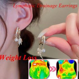 Stud Earrings Lymphatic Drainage Earring Magnetotherapy Drop Magnetherapy Germanium For Women Weight Loss Jewellery