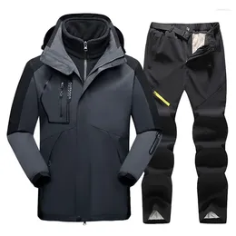 Skiing Jackets 2024 Winter Snowboard Jacket Men Outdoor Ski Suits Windproof Waterproof And Pants Thick Warm Snow Costumes