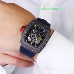 Mechanical Watch Chronograph Wrist RM Series Swiss Made Mens Series RM 53-01 Polo Limited Tourbillon Full Hollow 44.50 49.94 Manual RM 35-01 5HK7