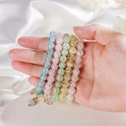 Charm Bracelets Elegant Beaded Bracelet Handmade Women Fashion Jewelry Sweet Wrist