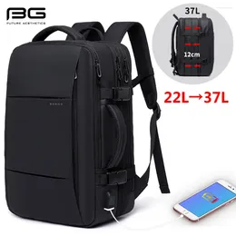 Backpack Large Capacity Backpacks USB Charging 17.3 Inch Laptop Bags Waterproof Multifunctional Business Travel Bag Men