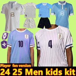 2024 Uruguay Suarez De Arrascaeta soccer jerseys 24 25 R Araujo Bentancur E.Cavani D.Godin D.NUnez M Gomez Gimenez national team Football shirts 116