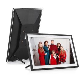 Frames Andoer 15.6In WiFi Digital Photo Frame Cloud Digital Frame 1920*1080 TFT Screen Touch Control 16GB APP Backside Stand Christmas