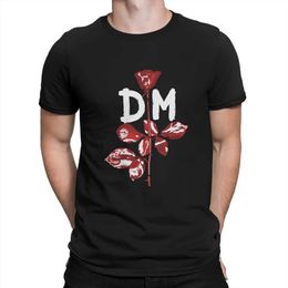 Men's T-Shirts Music Band Depeche Cool Mode Violator T Shirt Fashion Men Tees Summer Clothing Polyester O-Neck TShirt T240425