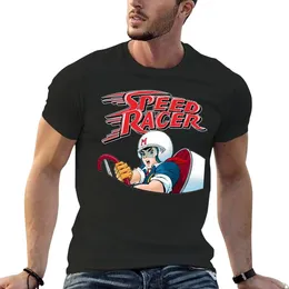 Men's Polos Speed Racer T-Shirt Sweat Shirt Korean Fashion Graphic T Custom Mens Clothing