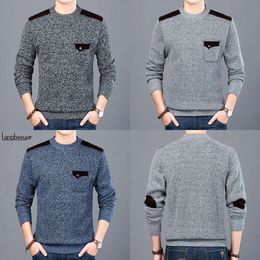 Fashion New Brand Sweater for Mens Pullovers Slim Fit Jumpers Knitwear O-neck Autumn Korean Style Casual Clothing Male 201125