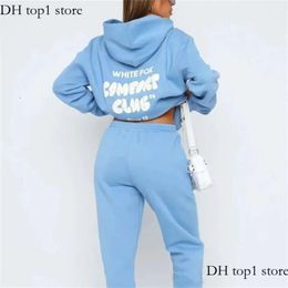 Tracksuit White Designer Fox Hoodie Sets Two Set Women Mens Clothing Set Sporty Long Sleeved Pullover Hooded Tracksuits Spring Autumn Winter Smart 898