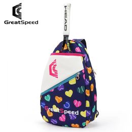 Original GreetSpeed Tennis Badminton Backpack 2 in 1 Should Bags for Children Adult with Shoe Compartment Badminton Racket Bag 240411