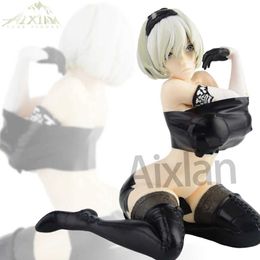 Action Toy Figures Aixlan 20cm NieR Automata Anime Figure YoRHa No. 2 Type B PVC Action Figure Sexy Girl Figurine Collectible Model Toys Kid Gift Y24042538P9