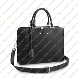 Men Fashion Casual Designe Luxury Armand Bag Business Bag Briefcase Travel Bags Computer Bags Duffel Bags TOTE Handbag TOP Mirror Quality M54381 Purse Pouch