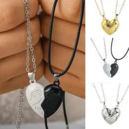Pendant Necklaces Love Magnetic Attraction Couple Necklace Heart Wedding Necklaceas Jewellery Accessories Anniversary Gift