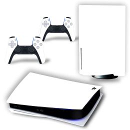Stickers White Colour Colours Vinyl Skin Sticker for Sony PS5 PlayStation 5 and 2 controller skins stickers
