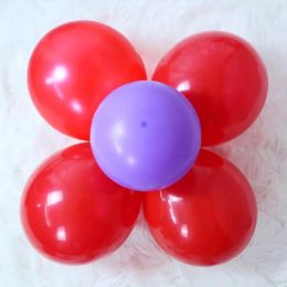 Party Decoration 10/20Pcs White Plum Clip Flower Latex Balloons Holder Practical Birthday Wedding Decorations Plastic Globos Kids Toys