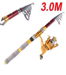 3M 984FT Portable Telescope Fishing Rod Travel Spinning Fishing Pole H101866783218