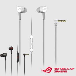 Earphones Asus Rog Cetra Ii Core Wired 3.5mm Rgb Light Interface In Ear Gaming Player Headphones For Pc/Mac/Ps4/Ps5/Xboxone/Phones Hifi