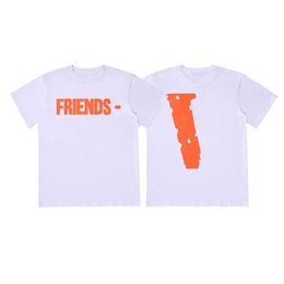 2024 New shirts Summer tshirt Trends Brand Streetwear Vloneshirt Men's T-shirts Women's Cotton Short Sleeve Hip Hop T Shirt European Size Loose Casual Tee