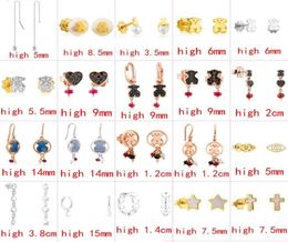 2021 new 100 925 sterling silver bear fashion classic trend ladies earrings pierced jewelry factory direct s41508405542029