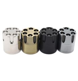 Zinc Alloy 30MM Bullet Clip Shape Dry Herb Tobacco Grind Spice Miller Grinder Crusher Grinding Chopped Hand Muller Smoking Tool4079661