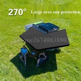 Tents And Shelters Free Standing Waterproof Side Awning Car Travel Tent Canopy 270 Degree Sun Shelter For Camping
