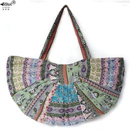 Bag Pure Handmade Patchwork Bohemian Bags Women's Handbags Women Shoulder Hippie Gypsy Hobos Tote Travel Fringe