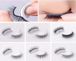 False Eyelashes 1Pair Reusable Selfadhesive 3D Mink Lashes Glue Eyelash Extension 3 Seconds To Wear No Glue Needed8491875