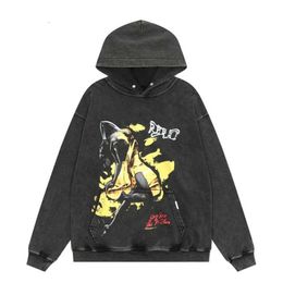 Designer Representhoodie Letter Print Streetwear Men's Wild High Representhoodie Street Hoody Top Casual 431