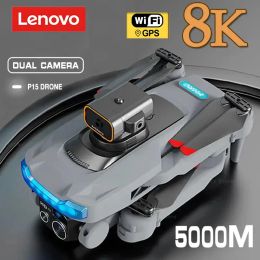 Drones Lenovo P15 Drone 4K Professional Camera 8K GPS HD Aerial Photography DualCamera Omnidirectional Obstacle Avoidance Mini Drone